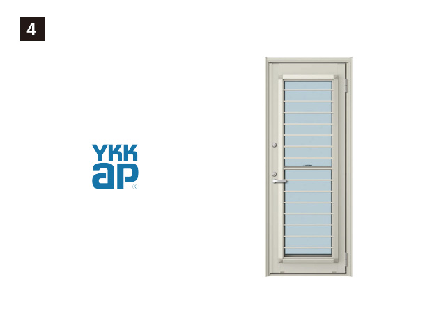 画像:YKK AP 4. ドアリモ(勝手口ドア)