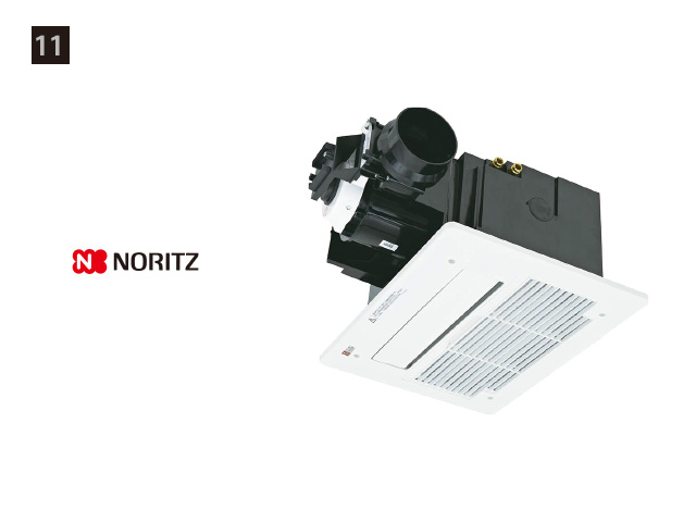 画像：NORITZ　11. 天井カセット型浴室暖房乾燥機